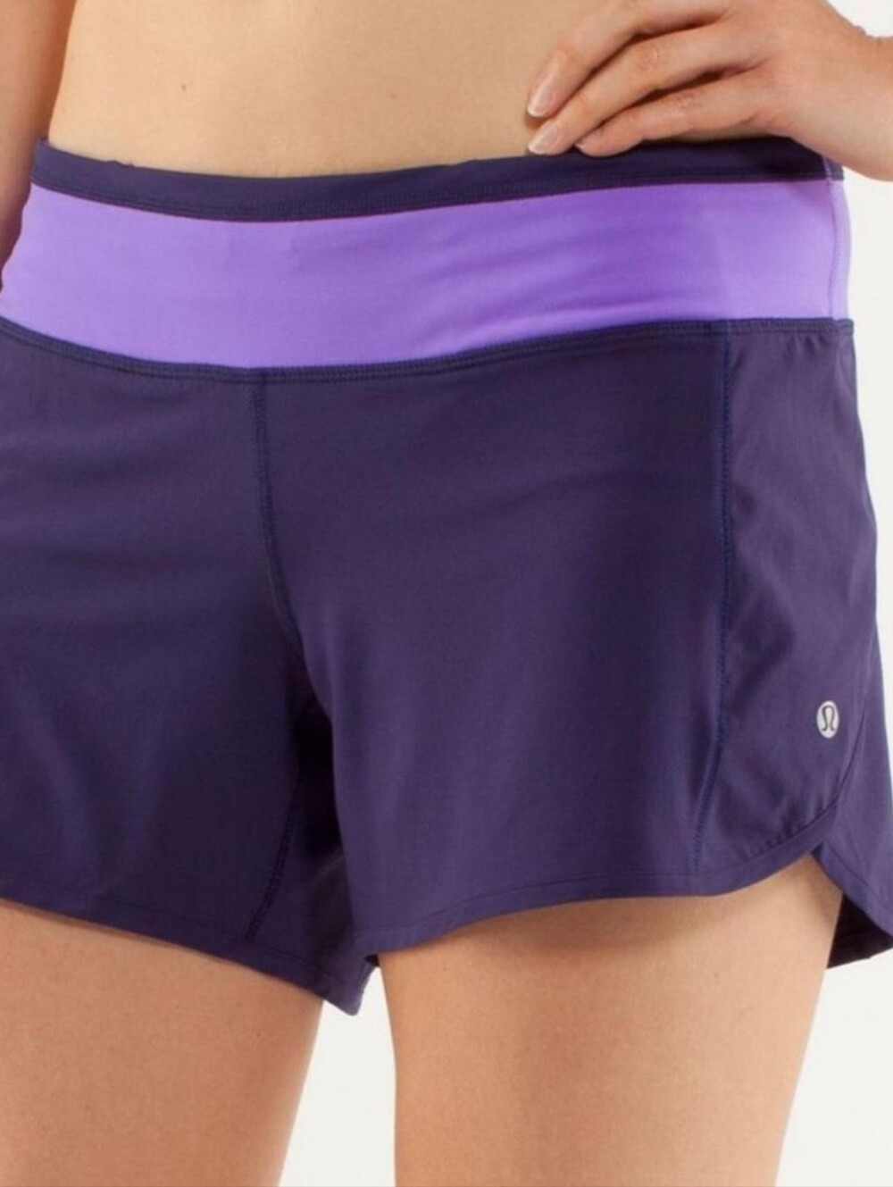Lulullemon 4" Purple Runnng Shorts Size 8